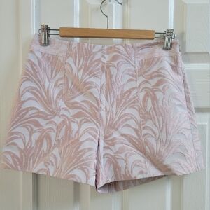 INTERMIX Pink Patterned High Waist Shorts